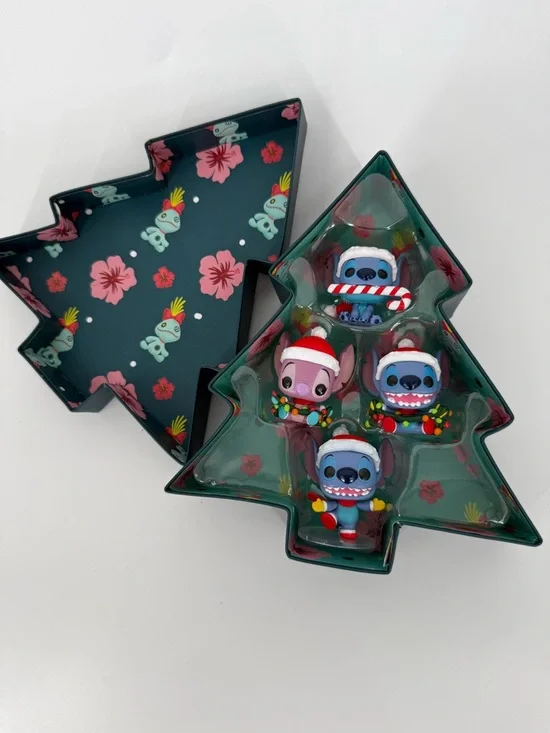 Disney Funko Lilo & Stitch Holiday Tree Pocket Pop! - Blue, Pink, Red, Green - Picture 2 of 3